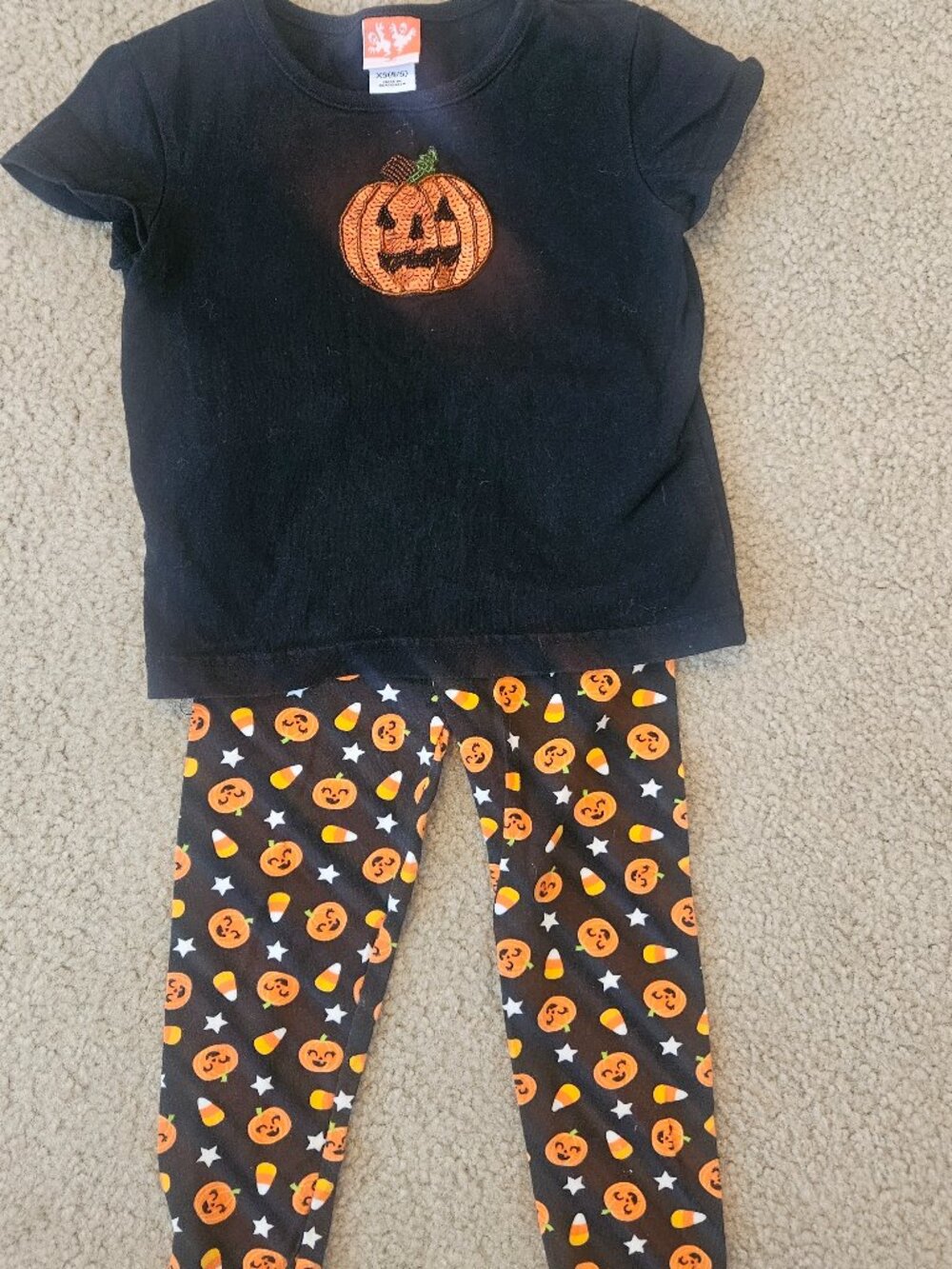 Kids halloween outfit set 4t